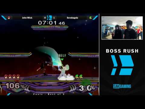 Boss Rush SmashG0D Pools - John Wick (Marth) vs ilovebagelz (Luigi)