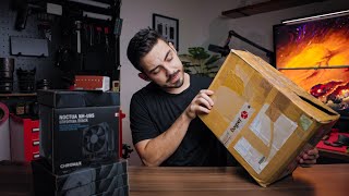 Recebidos da NOCTUA pra Montar um PC GAMER num GABINETE RARO!