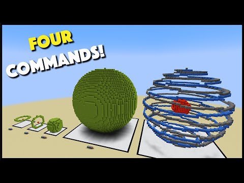 The Easiest Sphere Generator in Minecraft - 1.19, 1.20 Java and Bedrock