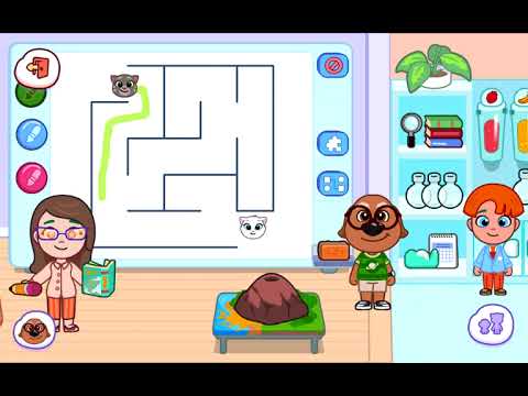 Talking Tom World: Tom And Angela Maze.