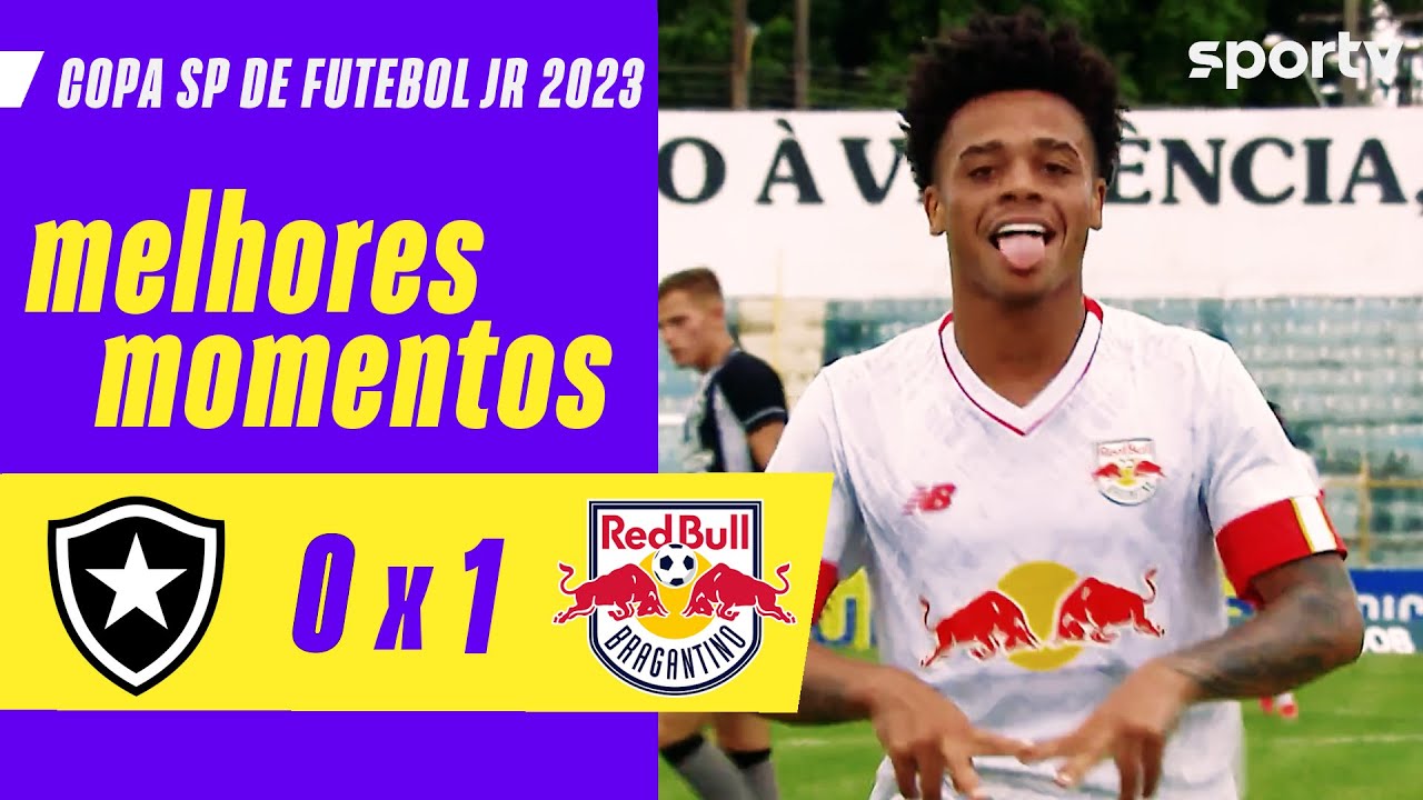 VÍDEO | Gol e melhores momentos de Botafogo 0x1 Red Bull Bragantino pela Copa São Paulo