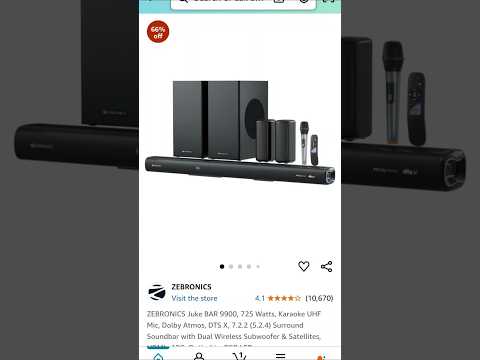 Thumbnail for ZEBRONICS Juke BAR 9900 – 725W Dolby Atmos Soundbar