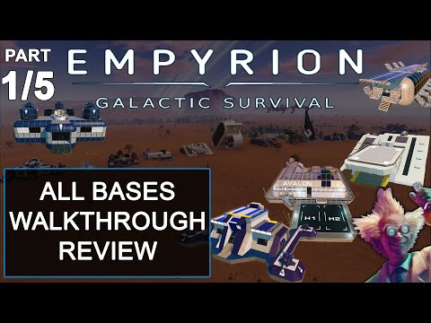 Empyrion Galactic Survival Gameplay Walkthrough 2021 Part 1 - BASE BUILDING GUIDE | BLUEPRINTS