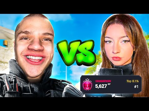 Jynxzi Vs #1 FEMALE Champion 1v1 (Rainbow Six Siege)