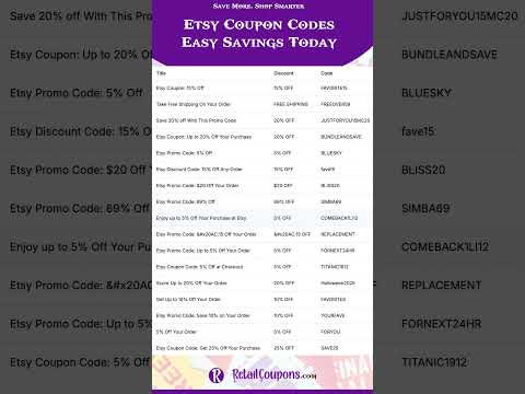 Etsy Coupon Code First Order Free Shipping