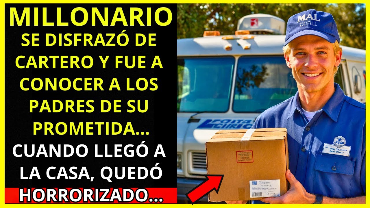 MILLONARIO SE DISFRAZÓ DE CARTERO Y FUE A CONOCER A LOS PADRES DE SU PROMETIDA... ASÍ LO TRATARON