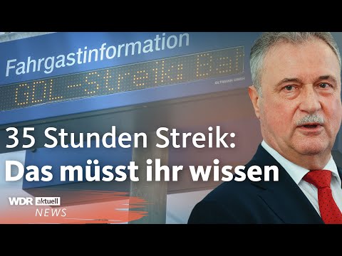 Neuer Bahnstreik der GDL: Claus Weselsky will Streiks bald später ankündigen | WDR aktuell