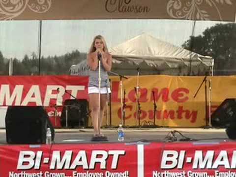 Krista Nicole Live! Why by Avril Lavigne at the Lane Co Fair
