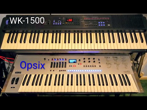 Casio WK-1500 & Korg Opsix SE Platinum
