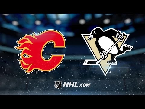 Ortio leads Flames to 4-2 road win against Penguins