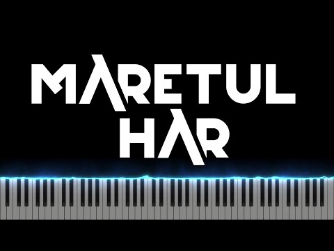 Maretul Har -Amazing Grace - Instrumental Pian  - Tutorial #imnuri