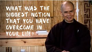 What concept was the most difficult to let go for Thay?