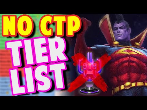 WITHOUT CTP: WHO ARE THE BEST CHARACTERS?? - Marvel Future Fight