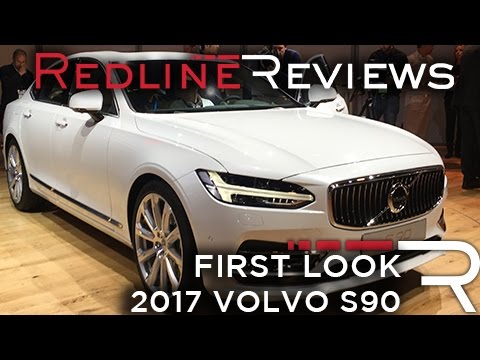 2017 Volvo S90 – Redline: First Look – 2016 Detroit Auto Show