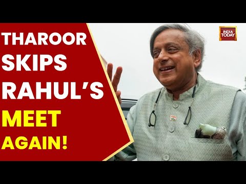 Shashi Tharoor Skips Rahul Gandhi-Led Congress MPs' Meet; Third Absence Fuels Rift Rumours