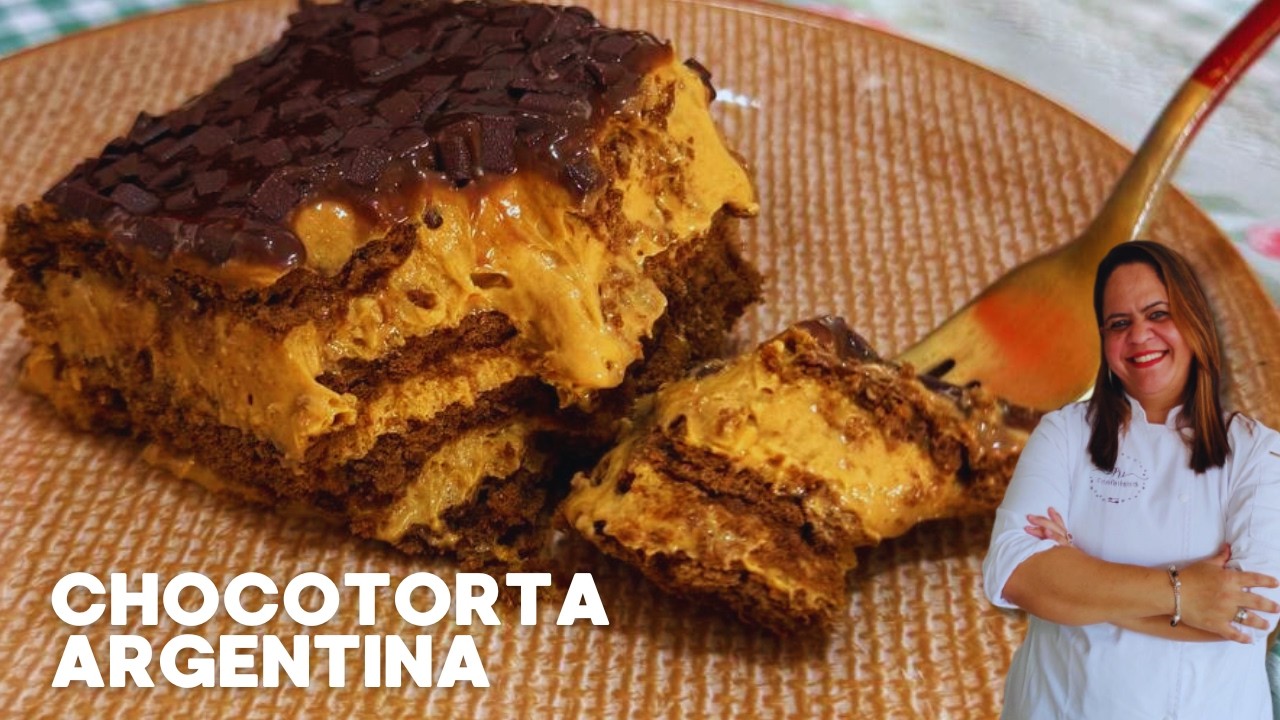 CHOCOTORTA ARGENTINA de Chocolate - Fica uma delícia !