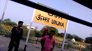 preview picture of video 'Indian Railways | Unjha Station | Gujarat | Aravli Express'