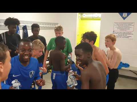 Chants des U14A.  Victoire 5-1 en championnat contre couronnes. Buts Tom et Alan