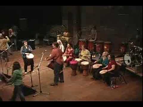 Kpanlogo inspired song pt 2 by Jamani Drummers & Jim Donovan (Rusted Root) 2008 LV Day of Drumming