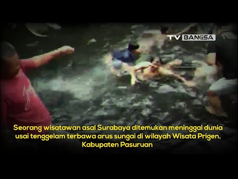 Dramatis, Detik detik Evakuasi Wisatawan Terseret Arus Sungai Rekesan Pasuruan