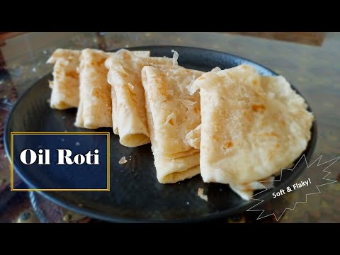 Oil Roti Guyanese Recipe |How to make Clap Roti| Flaky & Super Soft| Veg