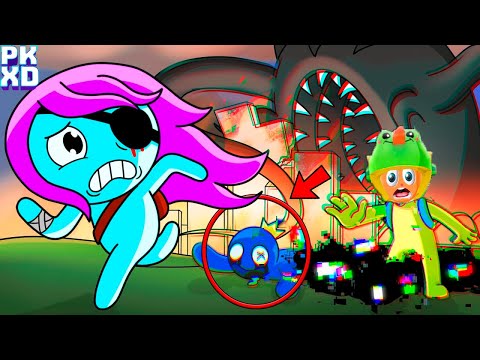 LOS RAINBOW FRIENDS vs EL GLITCH de PIBBY en PK XD (ANIMATION) 🐸 SIMBA