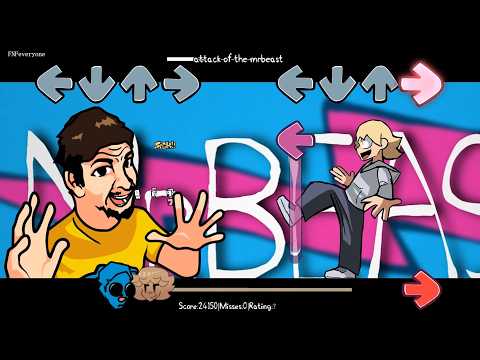 FNF all 67 meme Animation vs Mr.Beast MEME sings Attack of the Killer Beast - Friday Night Funkin'