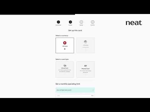 Neat Tips 15 — How to add a Neat VISA card?