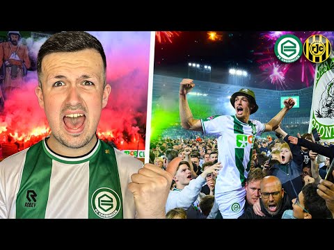 The Moment FC Groningen WIN PROMOTION to Eredivisie