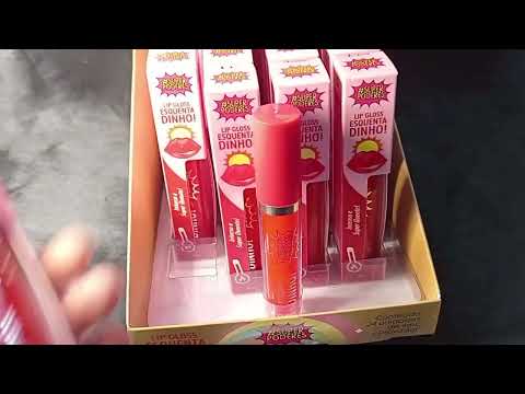 LIP GLOSS ESQUENTADINHO SUPER PODERES BOX COM 24 UN