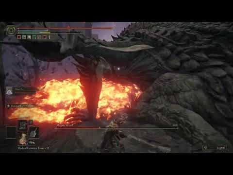 ELDEN RING Magma Wyrm, Behind Volcano Manor