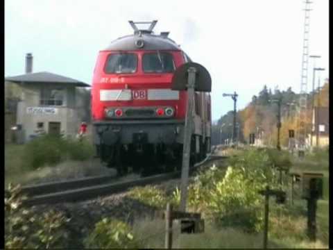 Baureihe 217 in Tüßling Oktober 2007