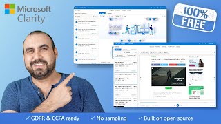 Microsoft Clarity provides web user recordings, heatmaps, and analytic