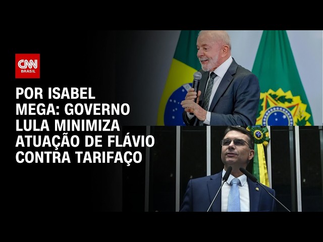 Governo Lula minimiza atuação de Flávio contra tarifaço | LIVE CNN
