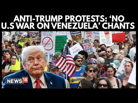Trump Protest Outside Detention Center Holding Maduro Amid Anti-U.S. Chants | Maduro Under US | N18G