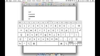 De Appeldokter Tip #1 - Apple keyboard, tekens en symbolen