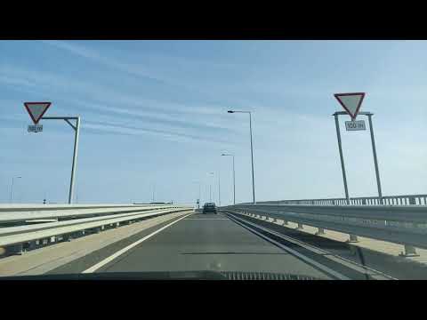 Driving in Hungary. From Szeged to Gyomaendrőd