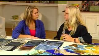 Luana Rubin on Quilting Arts TV - Japanese Taupe and Indigo Color Trends, Episode 504