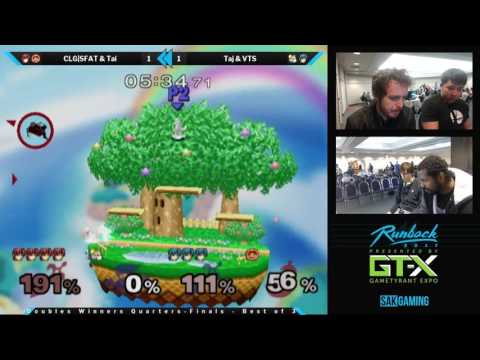 Runback 2017 Doubles Winners Quarters - CLG|SFAT & Tai (Red) vs SAK|Taj & VTS (Blue)