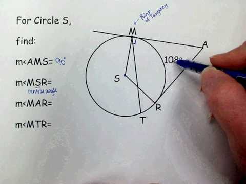 U3T3 SG Extra angle and arc relationships