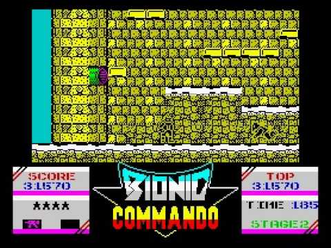 8 Bit Gameplay - Bionic Commando - Spectrum