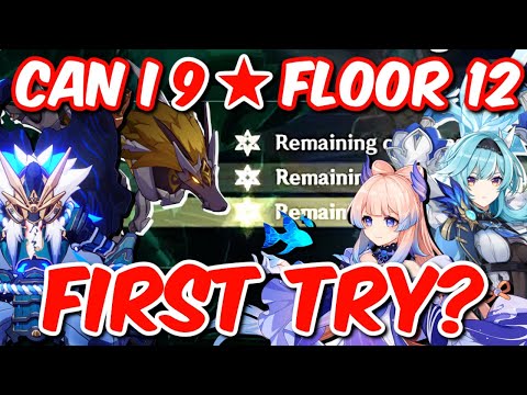 Can I 9 ★ Spiral Abyss 2.3 Floor 12 First Try?! | Genshin Impact 2.3 Gameplay