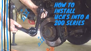 How to fit Aftermarket UCA’S to a LANDCRUISER 200 Series