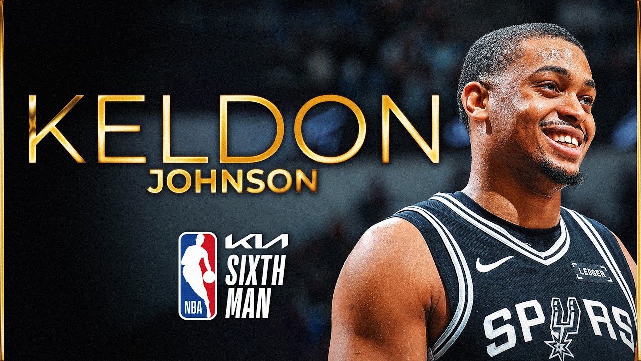 Keldon Johnson Wins The 2025-26 Kia NBA 6th Man of the Year!