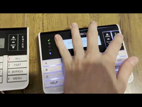 Bosch B5512 Security System Demo!
