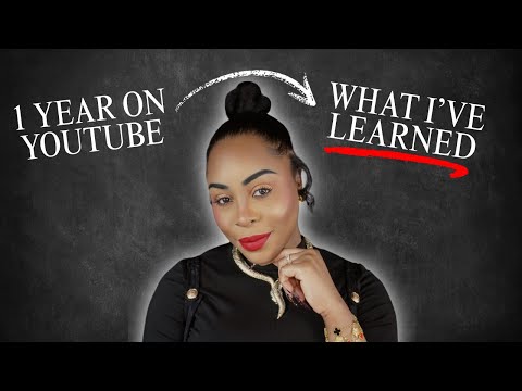 1 year on youtube, what I've learned, realistic youtube advice