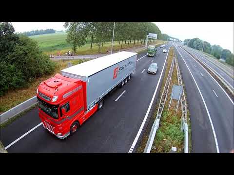 truckstar festival 2019 uittocht bij Hattem 28-07-2019 filmpje