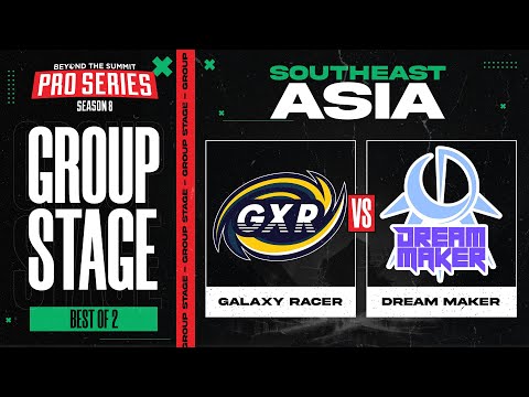 Galaxy Racer vs Dream Maker Game 2 - BTS Pro Series 8 SEA: Group Stage w/ MLP & johnxfire