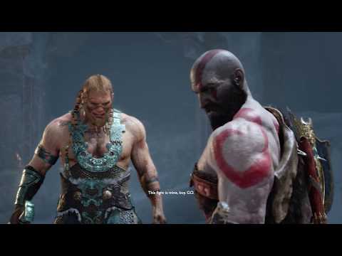 God of War 4 - Sons of THOR Magni & Modi Boss Fight (God of War 2018) PS4 Pro