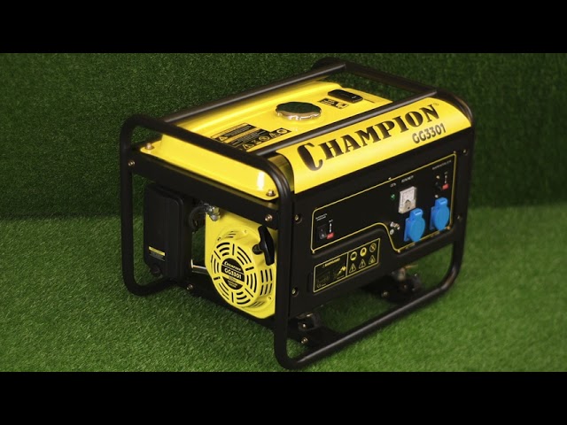 Генератор бензиновый CHAMPION GG7501E видео, характеристики, магазины ...